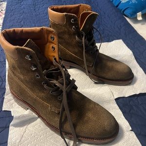Gordon Rush “Virgil” brown suede boots, size 9.5.